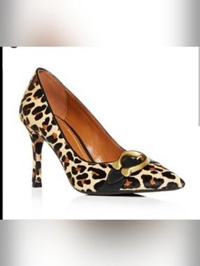 Coach Animal Print Heels Waverly Size 7.5 B